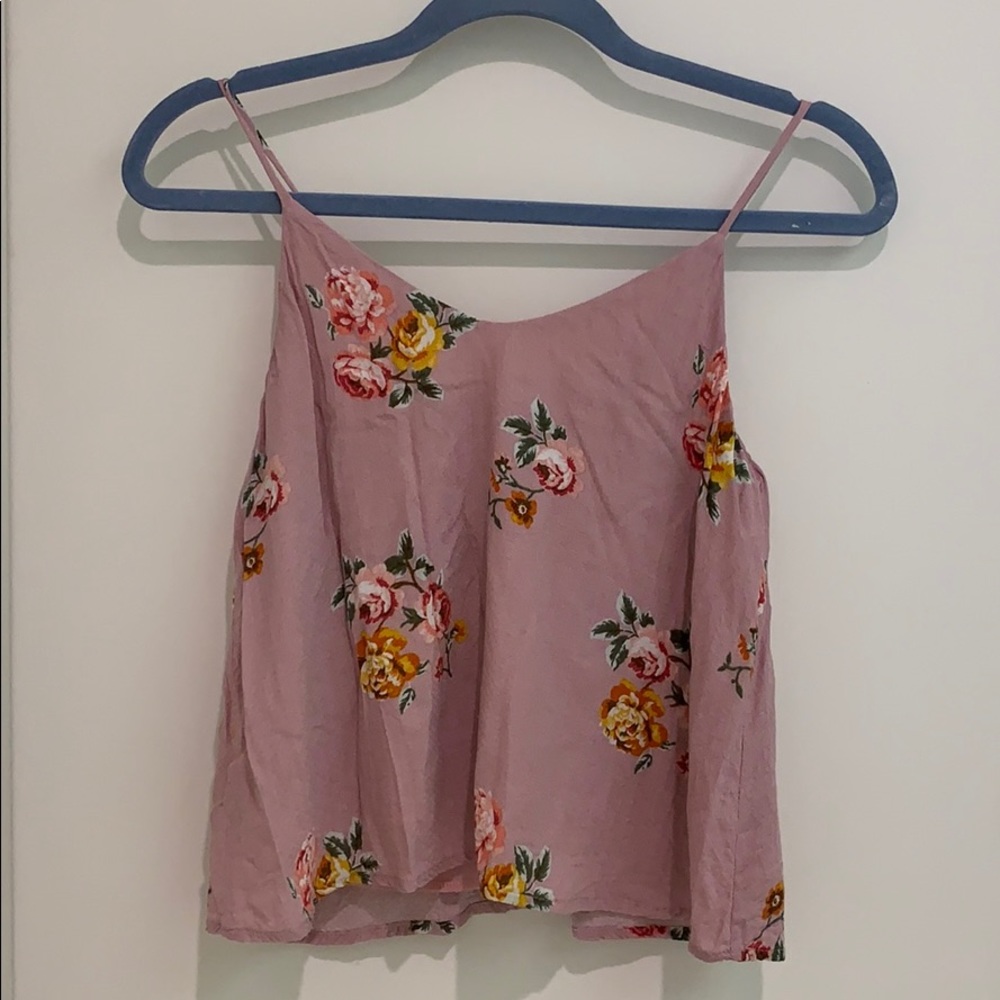 Pink floral Tanktop